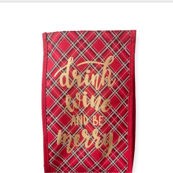Sale‼️Wine Bottle Bag-Holiday-Holds 2 Bottles - Picture 1 of 8